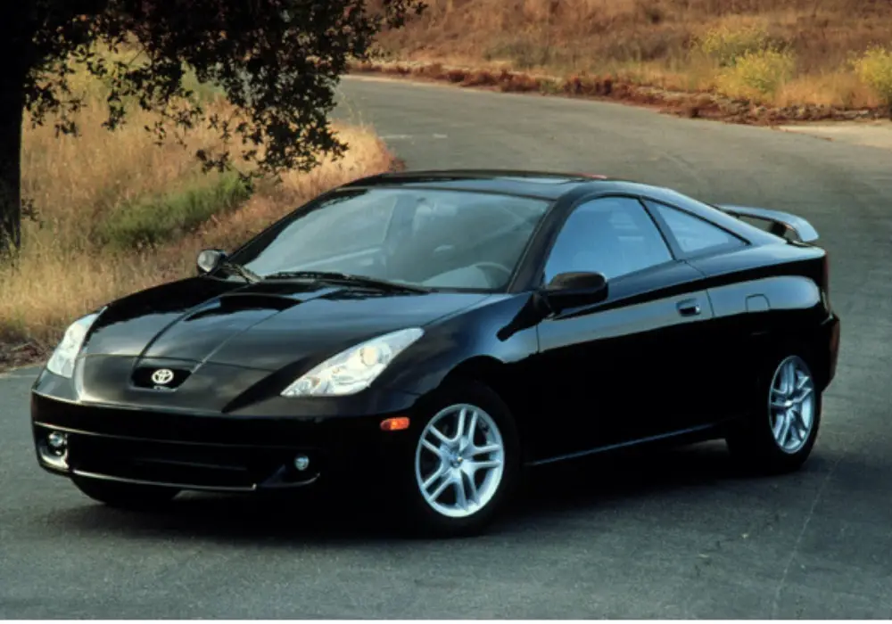 7th generation Celica in black paint