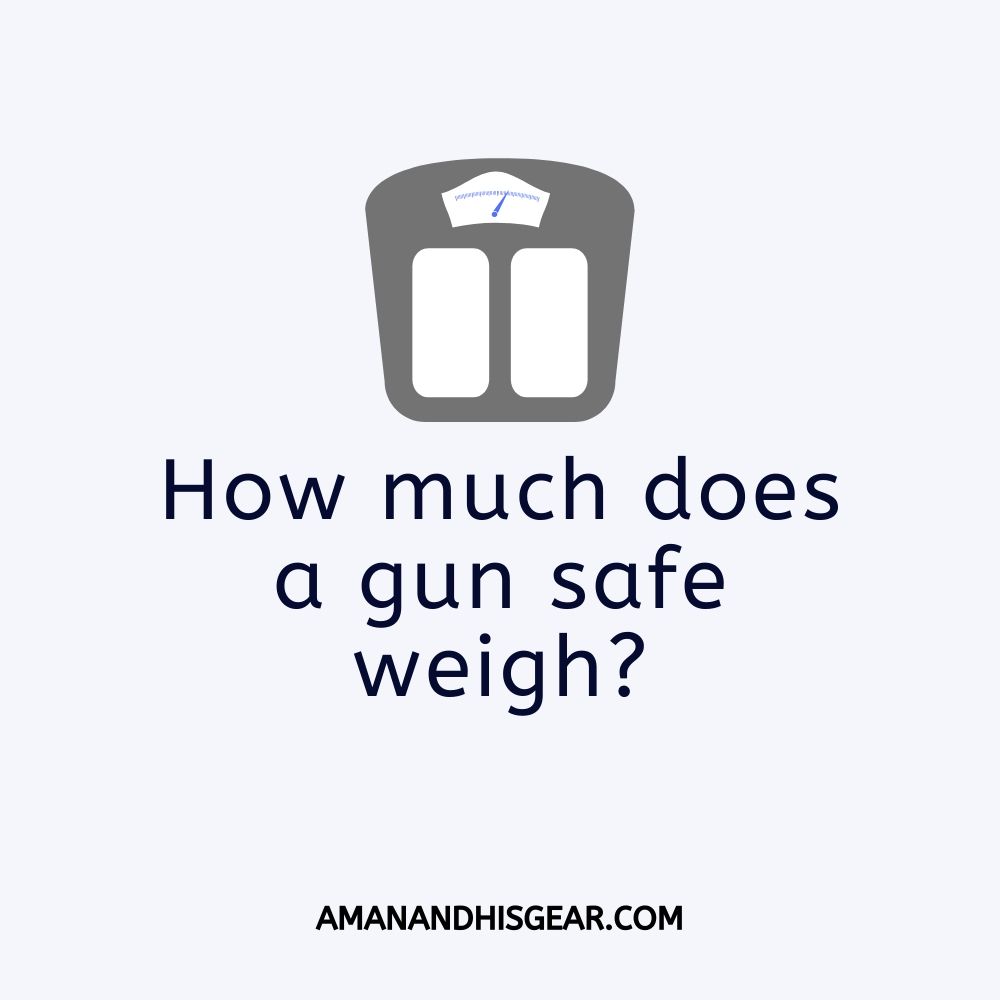 How much does a gun safe weigh