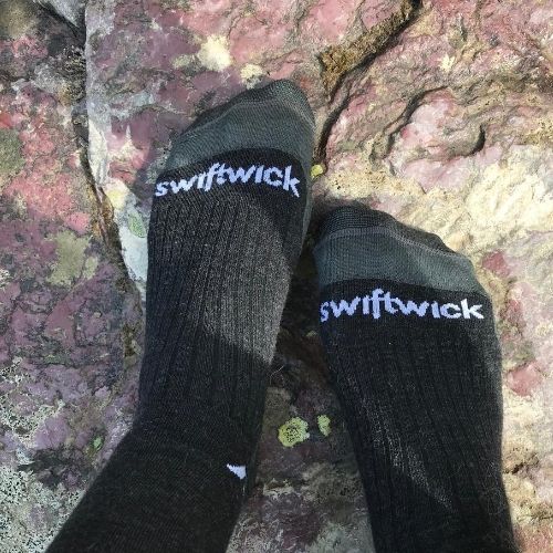 Swiftwick Pursuit on Rocks