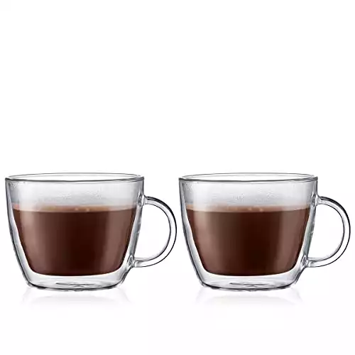 7. Bodum Bistro Double-Wall Latte Cup