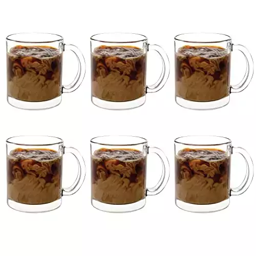 8. Vikko Glass Coffee Mug Set