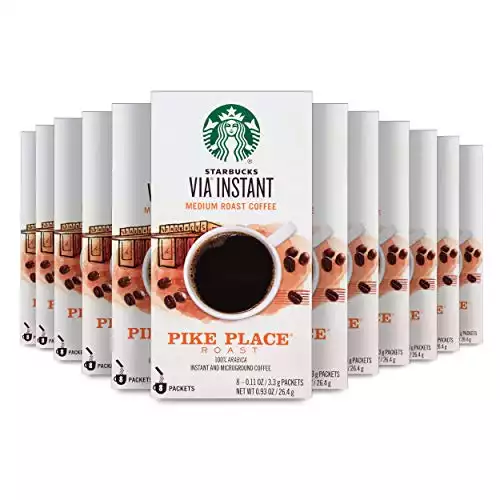 7. Starbucks VIA Instant Coffee Medium Roast