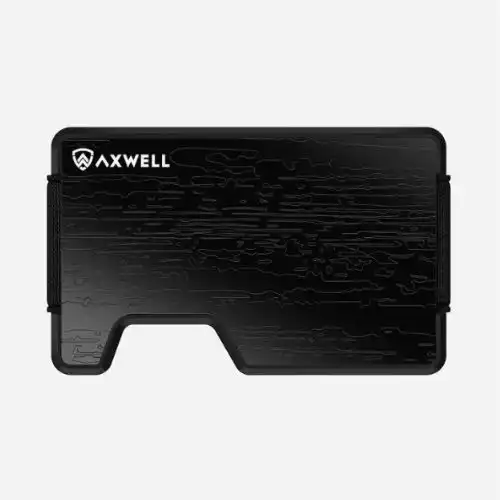 6. Axwell Wallet Black Damascus